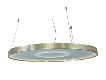 ÉCLIPSE LED S - LED handmade brass pendant lamp by Patinas Lighting - view 2